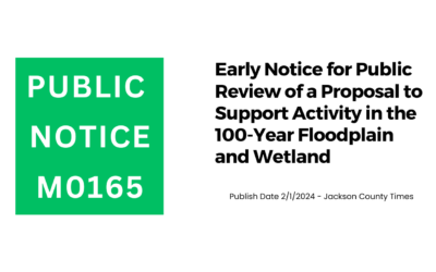 Floodplain Public Notice M0165