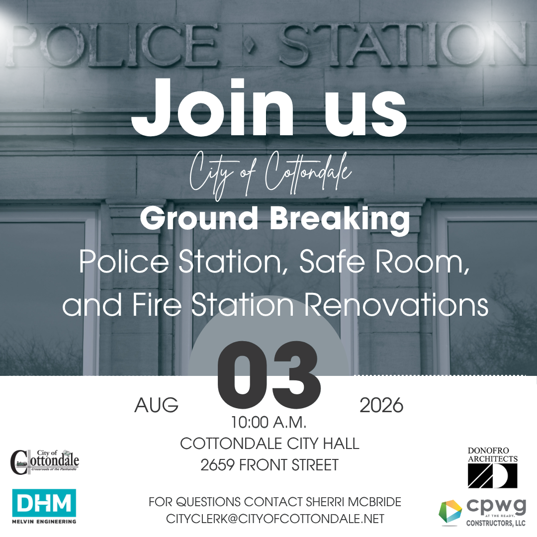 Cottondale Police Station Groundbreaking